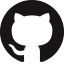 Dark GitHub logo